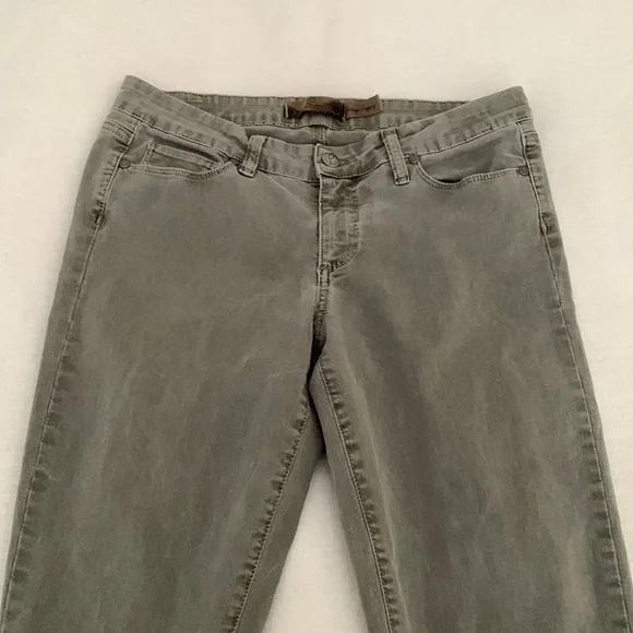 Premium brand Paige jeans in light olive green - Picture 1 of 5